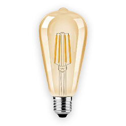 Лампа филаментная ST64 темная E27 W4 K2700